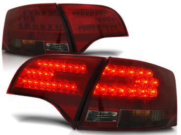 LED Rückleuchten für Audi A4 B7 (8E) Avant Bj. 04-08 Rot/Smoke