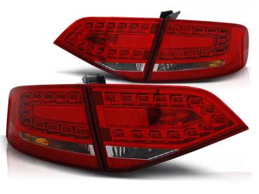LED Rückleuchten für Audi A4 B8 (8K) Limo Bj. 08-11 Rot/Chrom
