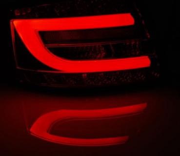LED Lightbar Rückleuchten für Audi A6 C6 4F Limo Bj. 04-08 Chrom 7-PIN