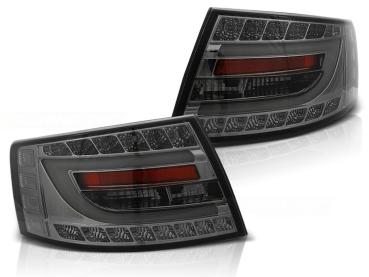 LED Lightbar Rückleuchten für Audi A6 C6 4F Limo Bj. 04-08 Smoke 7-PIN