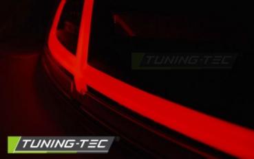 Voll LED Lightbar Rückleuchten für Audi TT 06-14 Rot/Chrom dynamischer Blinker