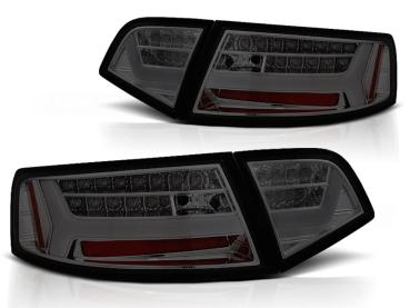 LED Lightbar Rückleuchten für Audi A6 C6 4F Limo Bj. 08-11 Smoke
