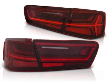 LED Lightbar Rückleuchten für Audi A6 4G C7 Limo 11-14 Rot dynamischer Blinker