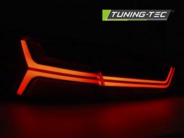 LED Lightbar Rückleuchten für Audi A6 4G  Limo 11-14 Schwarz dynamischer Blinker