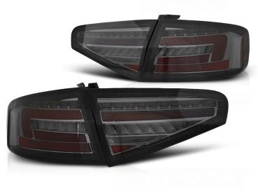Voll LED Lightbar Rückleuchten für Audi A4 B8 (8K) Bj. 11-15 Smoke für LED