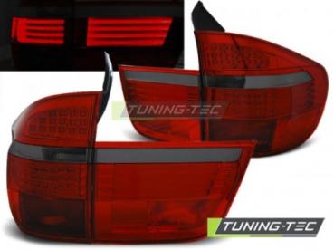 LED Rückleuchten für BMW X5 E70 Bj. 07-10 Rot/Smoke