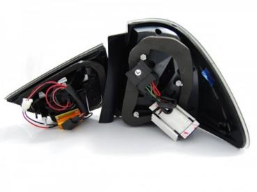 LED Lightbar Rückleuchten für BMW E91 LCI Touring Bj. 08-12 Schwarz Smoke
