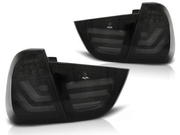 LED Lightbar Rückleuchten für BMW E91 LCI Touring Bj. 08-12 Schwarz Smoke
