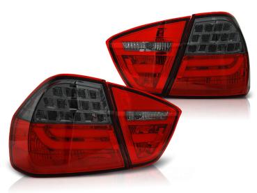 LED Lightbar Rückleuchten für BMW E90 Limo Bj. 05-08 Rot/Smoke