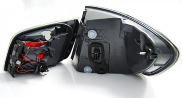 LED Lightbar Rückleuchten für BMW F10 Bj. 10-13 Schwarz LED Blinker