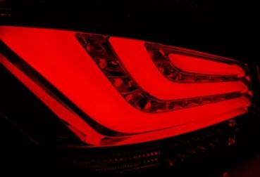 LED Lightbar Rückleuchten für BMW E60 LCI Limo Bj. 07-10 Rot/Smoke