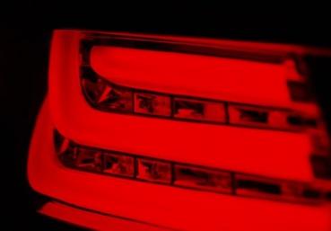 LED Lightbar Rückleuchten für BMW E60 LCI Limo Bj. 07-10 Rot/Smoke