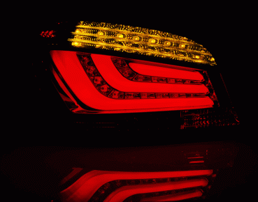 LED Lightbar Rückleuchten für BMW E60 LCI Limo Bj. 07-10 Rot/Smoke
