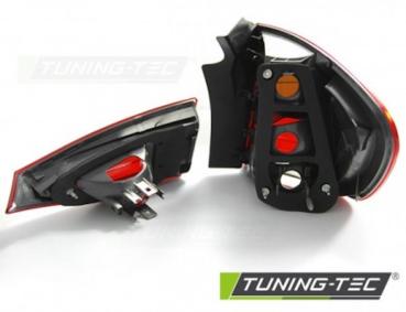 Preview: LED Lightbar Rückleuchten für BMW X1 E84 Bj. 09-12 Rot/Chrom