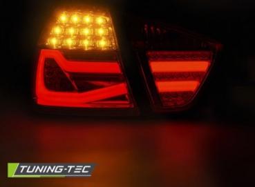 LED Lightbar Rückleuchten für BMW E90 Limo Bj. 05-08 Rot/Smoke