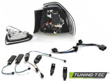 LED Lightbar Rückleuchten für BMW E90 Limo Bj. 05-08 Rot/Smoke