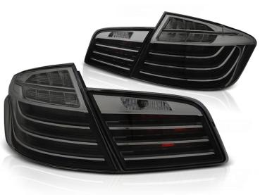 LED Lightbar Rückleuchten für BMW F10 Bj. 10-13 Schwarz Smoke LCI Optik