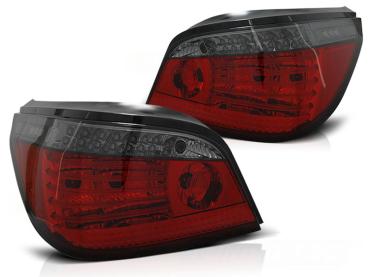 LED Rückleuchten für BMW E60 LCI Limo Bj. 07-10 Rot/Smoke dynamischer Blinker