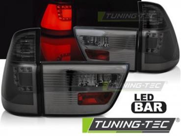 LED Lightbar Rückleuchten für BMW X5 E53 Bj. 99-03 Smoke