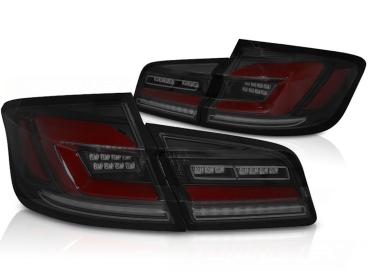 Voll LED Lightbar Rückleuchten für BMW F10 Limo Bj. 10-16 Schwarz Smoke