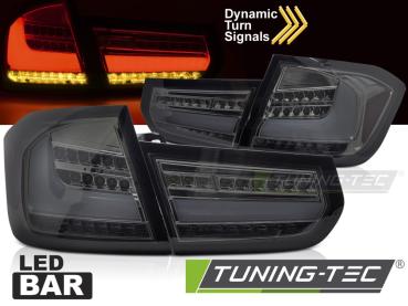 Voll LED Rückleuchten für BMW F30 Limo Bj. 11-15 Smoke dynamischer Blinker