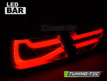 VOLL LED Lightbar Design Rückleuchten für BMW 3er E90 LCI Limousine 09-11 schwarz/rauch mit dynamischen Blinker