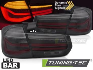 LED Lightbar Rückleuchten Set für BMW 3er F31 Touring 11-18 schwarz/rauch mit dynamische Blinker