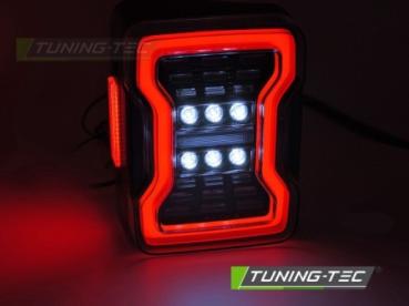 LED Lightbar Rückleuchten für Chrysler Jeep Wrangler JK ab 2007 Schwarz dynamischen Blinker