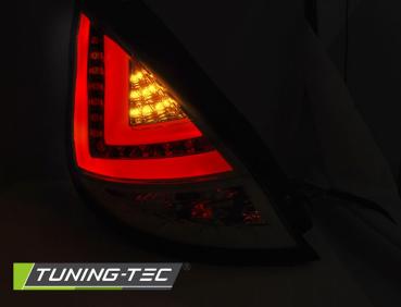 LED Lightbar Rückleuchten für Ford Fiesta MK7 Bj. 08-12 Smoke