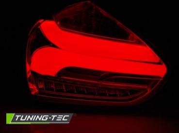 LED Lightbar Rückleuchten für Ford Focus MK3 15- Black Smoke dynamischer Blinker