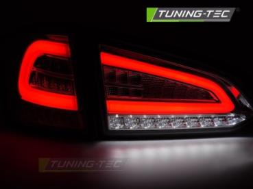 Voll LED Lightbar Rückleuchten für Ford Focus MK3 Turnier Bj. 11-18 Schwarz