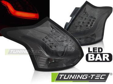 LED Lightbar Rückleuchten für Ford Focus MK3 Bj. 11-14 Smoke