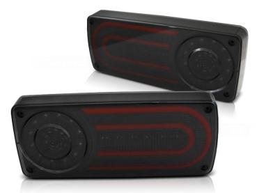 LED Lightbar Rückleuchten für Mercedes G-Klasse W463 Bj. 90-12 Smoke