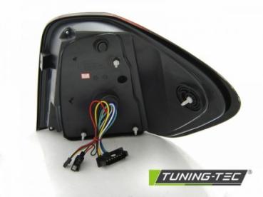LED Lightbar Rückleuchten für Mercedes M-Klasse ML W164 Bj. 05-08 Rot/Chrom