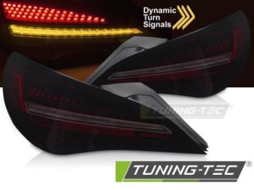 Voll LED Lightbar Rückleuchten für Mercedes Benz CLA C117 Bj. 13-19 Rot/Smoke