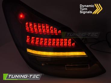 VOLL LED Rückleuchten Set für Mercedes Benz C-Klasse W205 14-21 schwarz/klar mit dynamischen Blinkern