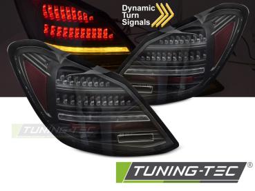 VOLL LED Rückleuchten Set für Mercedes Benz C-Klasse W205 14-21 schwarz/klar mit dynamischen Blinkern
