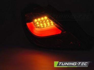 LED Lightbar Rückleuchten für Opel Corsa D (3-Türer) Bj. 06-14 Smoke