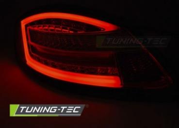 Voll LED Lightbar Rückleuchten für Porsche Boxster 987 + Cayman Bj. 04-09 Smoke