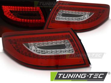 LED Rückleuchten für Porsche 911 996 Bj. 1997-2006 Rot/Chrom