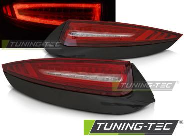 Voll LED Rückleuchten für Porsche 911 997 Facelift Bj. 2009-2012 Rot/Chrom