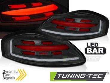 Voll LED Lightbar Rückleuchten Set für Porsche Boxster 986 96-04 schwarz/rot