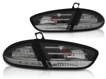 LED Rückleuchten für Seat Leon 1P1 Facelift Bj. 09-12 Schwarz