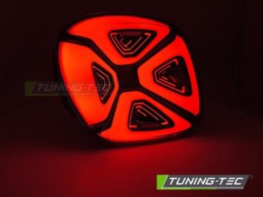 VOLL LED Lightbar Design Rückleuchten für Smart Fortwo /Forfour (453) 14-19 rot / rauch