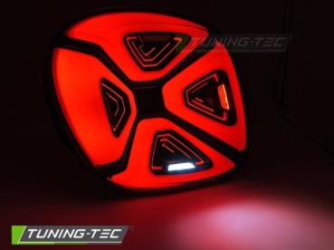 VOLL LED Lightbar Design Rückleuchten für Smart Fortwo /Forfour (453) 14-19 rot / rauch