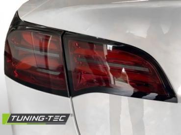 Voll LED Rückleuchten für Tesla Model 3 / Model Y Bj. 17-20 Rot/Smoke