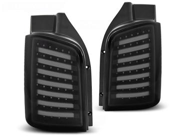 LED Lightbar Rückleuchten für VW T5 / T5 GP Bj. 03-15 Schwarz Smoke (Heckklappe)