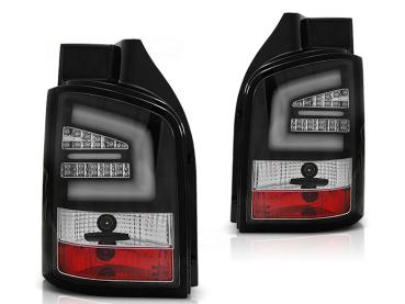 LED Lightbar Rückleuchten für VW T5 Bj. 03-09 Schwarz (Heckklappe)