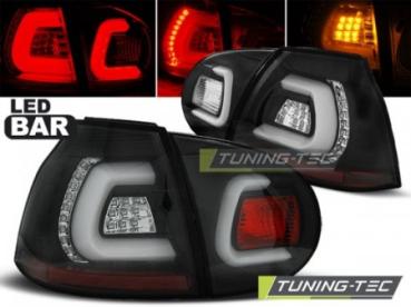 LED Lightbar Rückleuchten für VW Golf 5 (V) Limo Bj. 03-09 Schwarz