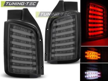 LED Lightbar Rückleuchten für VW T5 / T5 GP Bj. 03-15 Smoke (Flügeltüren)